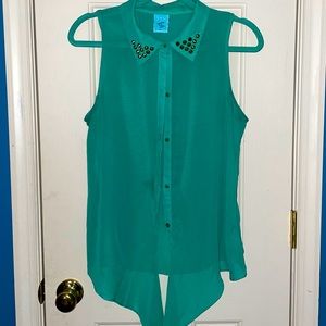 [H.I.P Happening in the Present]Vibrant Green Vest